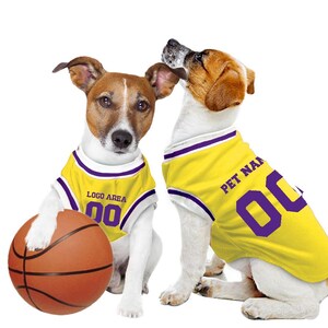 Lakers dog harness hotsell