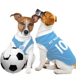 Personalisiertes Haustier Tanktop von ManschelCity 25/26 mit originalem FC-Logo (Hunde-Fußballkostüm und Katzen-Fußballkostüm Geschenk)