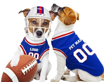 Buffalo Bill FC - Inspired Personalised Pet Tank Top 26/27 with original FC logo (Dog Costume and Cat Costume Gift)