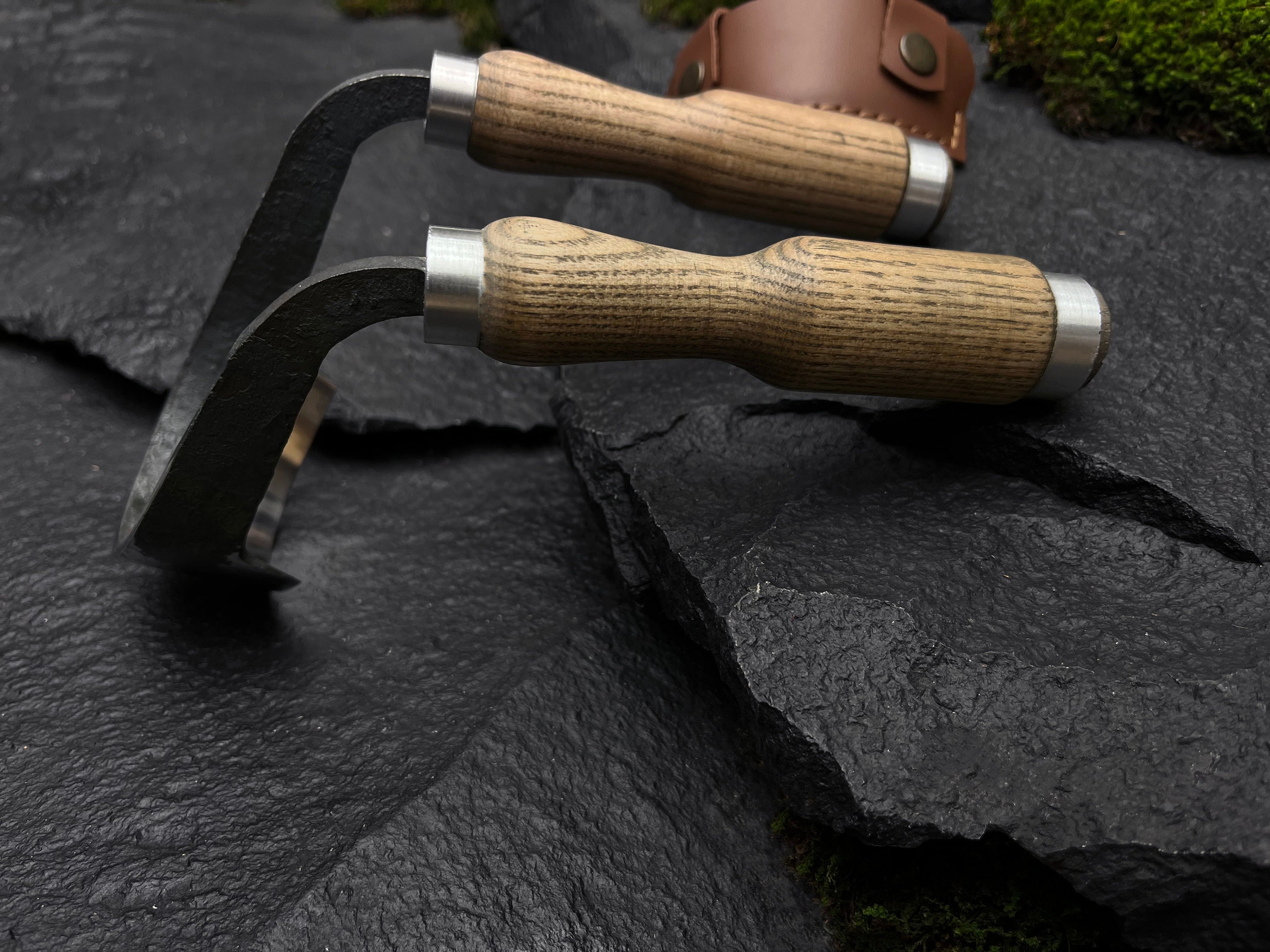 Carpenters Halfrounded Drawknife. Hand Scraper Pulling Blade