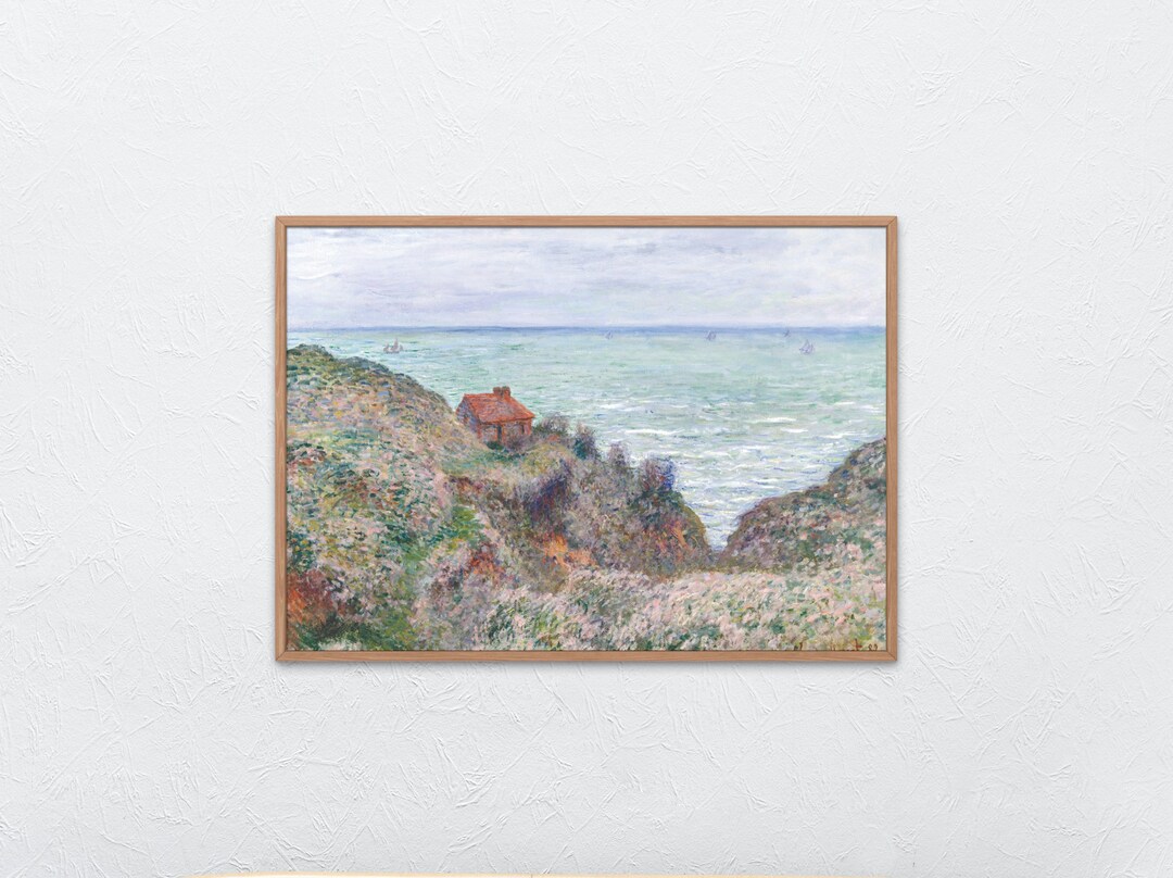 Cabin of the Customs Watch Claude Painting Wall Art Etsy UK