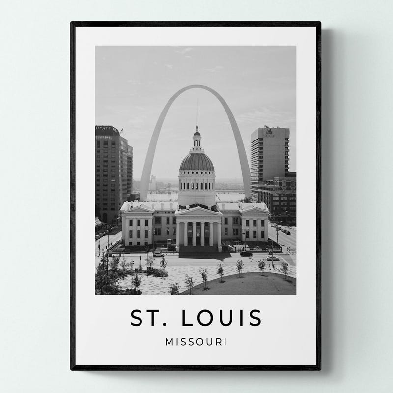 St Louis Poster - Etsy