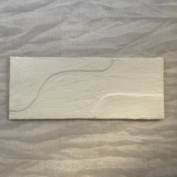 Tableau en relief minimaliste, décoration murale