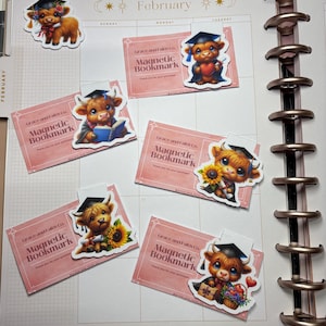 Magnetic Bookmarks - Perfect for Journals, Books, Notebooks, or Planners