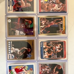 RAROS cartões esportivos Charles Barkley #34 do Philadelphia 76ers, quase novos
