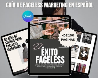 2024 faceless marketing MRR/PLR en ESPAÑOL, 120 páginas con derechos de reventa