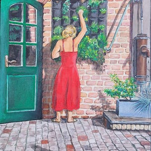 Acrylic paintings, art pictures, holiday memories, originals, unique pieces