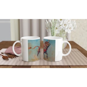White ceramic mug