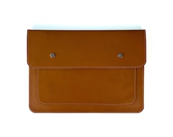 Brown Leather Document Folder | A4 Portfolio Case