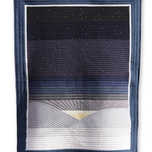 On request Patchwork quilt Starry Night 160x210cm