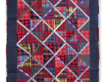 Patchworkdecke Flanell 160x220cm
