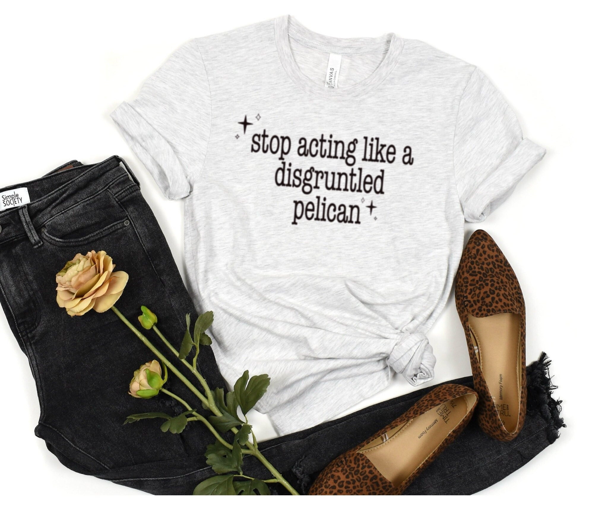 Disgruntled Pelican Tshirt, Schitts Creek Tshirt, Funny Tshirt, Show
