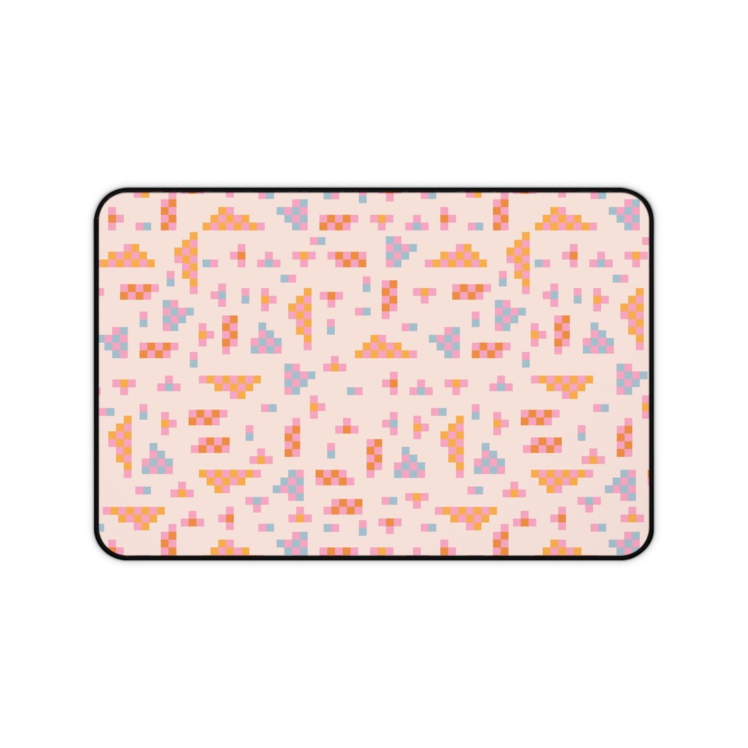 Pastel Pixel Art Desk Mat Danish Pastel Desk Mat Gaming Desk Etsy