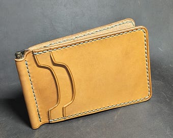 Horsehide leather Wallet with Clip