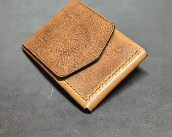 Whiskey Edc Wallet from genuine Italian leather
