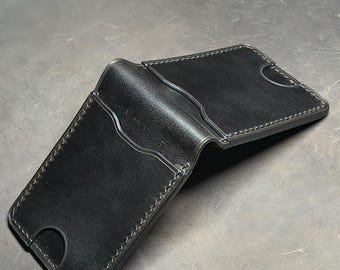 Black Horween EDC Wallet - Best US Design