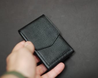 Black Edc Wallet with Flap