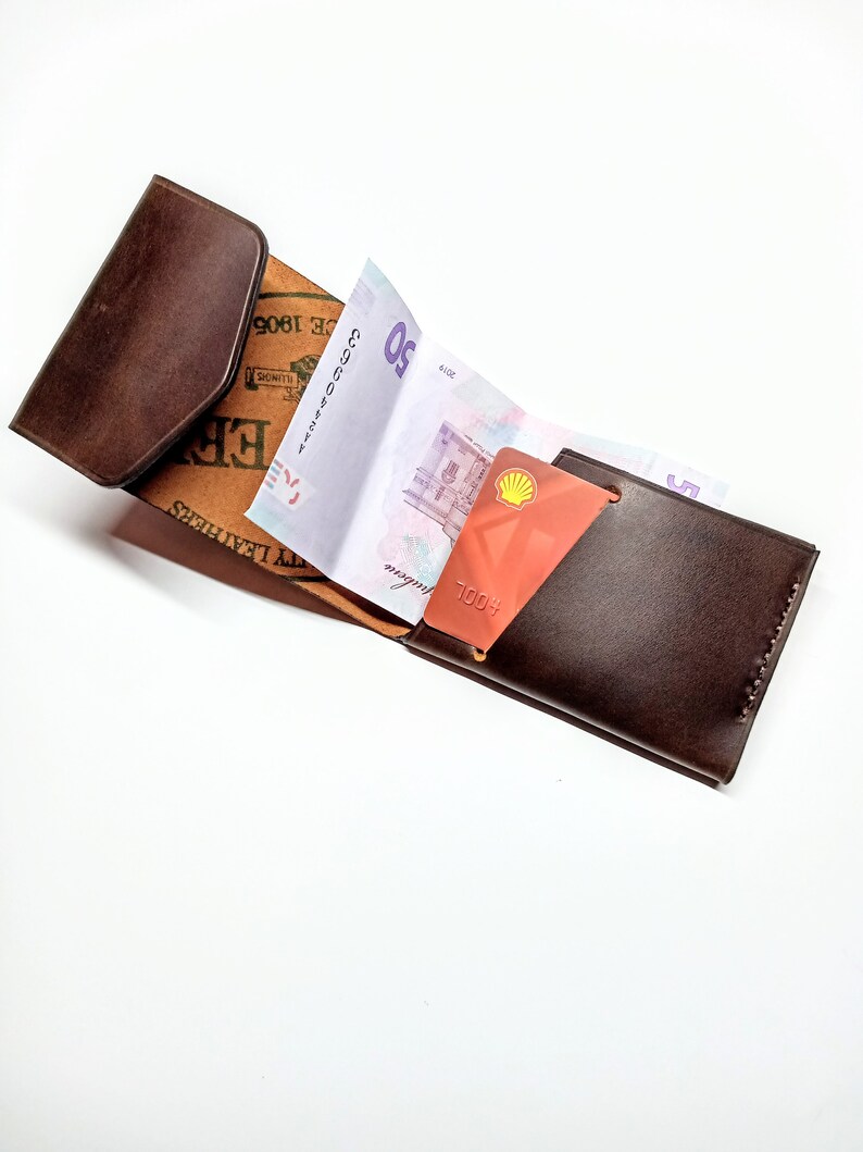 Edc Wallet, Horween Slim Wallet Etsy