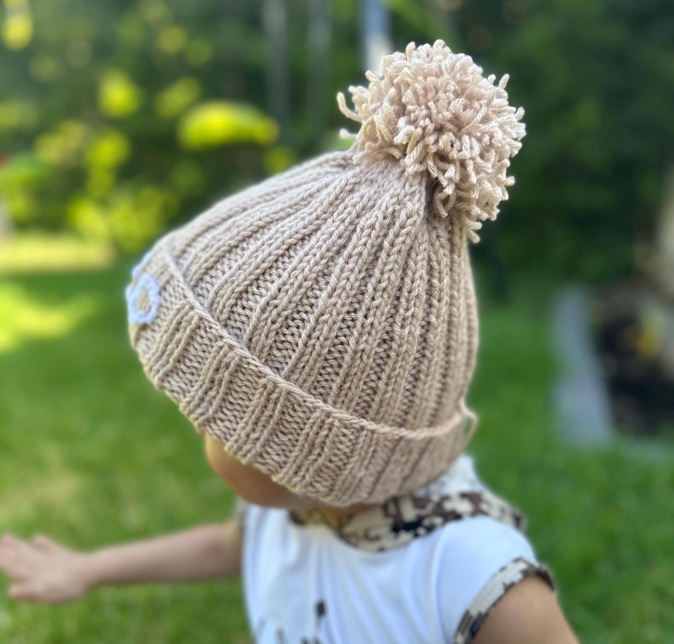 Personalized Beanie Knitted Baby & Kids - Thumbnail 5