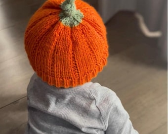 Babymutsje Halloween-pompoen