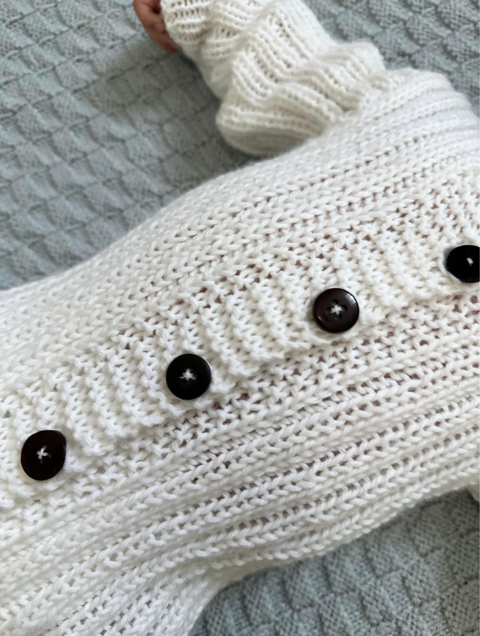 Baby Ribbed Knit Jumpsuit PATTERN - Thumbnail 5