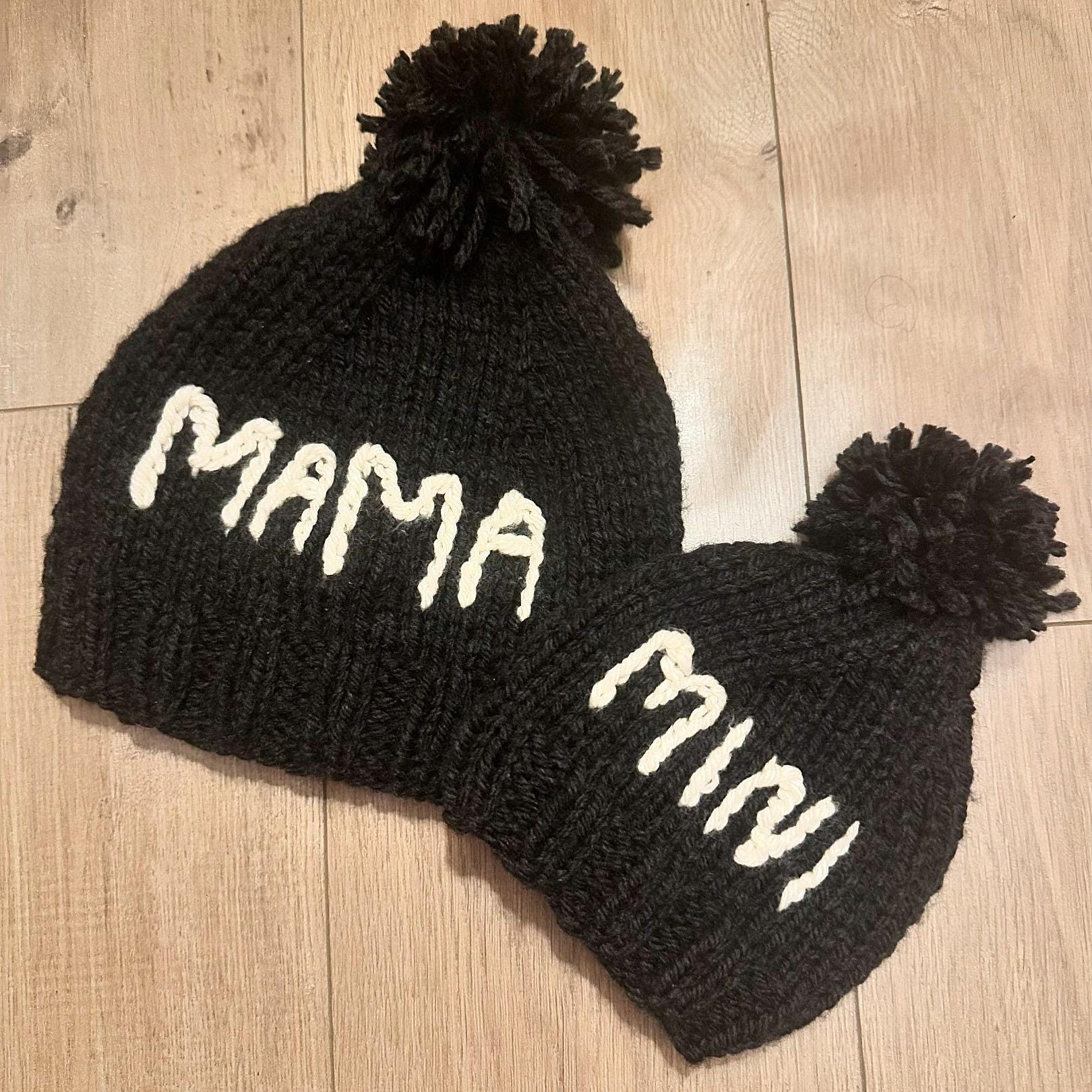 Mama and Mini beanie