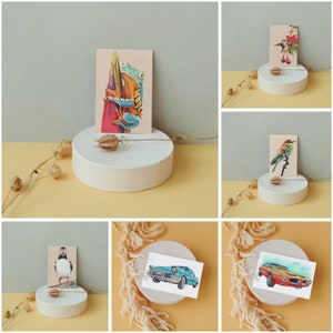 Ensemble de 6 cartes postales