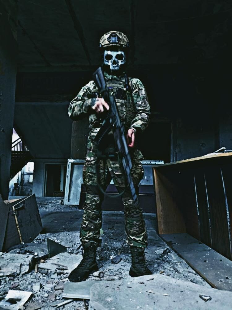 Ghost mask V2 - Operador MW2 airsoft COD Cosplay Airsoft Tactical