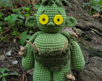 Forest Troll Doll Crochet Pattern