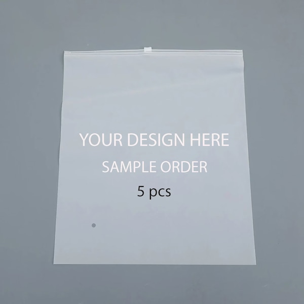 Frosted Poly Bag Etsy