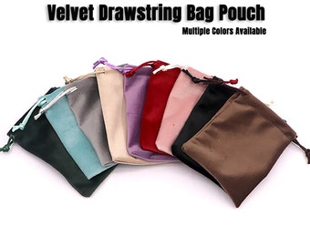 50 pcs Velvet Drawstring Bag Pouch, Favor Bags for Wedding/Gift/Product, Fast Shipping