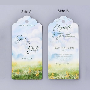 Étiquette volante personnalisée 1,7 x 2,79 pouces recto-verso avec jute, étiquette de prix avec texte du logo personnalisé Étiquette cadeau en papier kraft pour création de bijoux, anniversaires de mariage