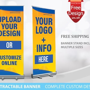 Soporte de pancarta retráctil personalizado para empresas, pancarta ajustable portátil con bolsa de viaje, pancartas y carteles para exhibición, Halloween, Navidad