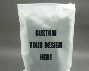 Personalized Ziplock Bag, PE Plastic Ziplock Bag, Custom Packaging for Clothing/Underwear, Matte Zipper Bag, High Quality Bag, Fast Shipping