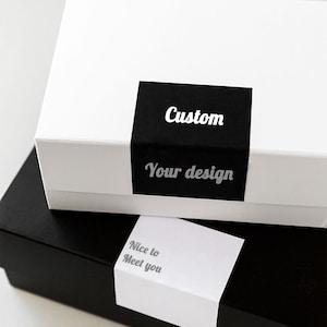 Custom Rectangle Vinyl Stickers with your design/text, Favor Labels for Business/Gift/Wedding, Packaging Stickers, Waterproof & Tearproof