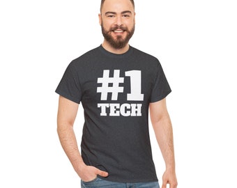 Tech Support "#1 Tech" Unisex Tee - The Perfect Blend of Comfort and Tech Style!