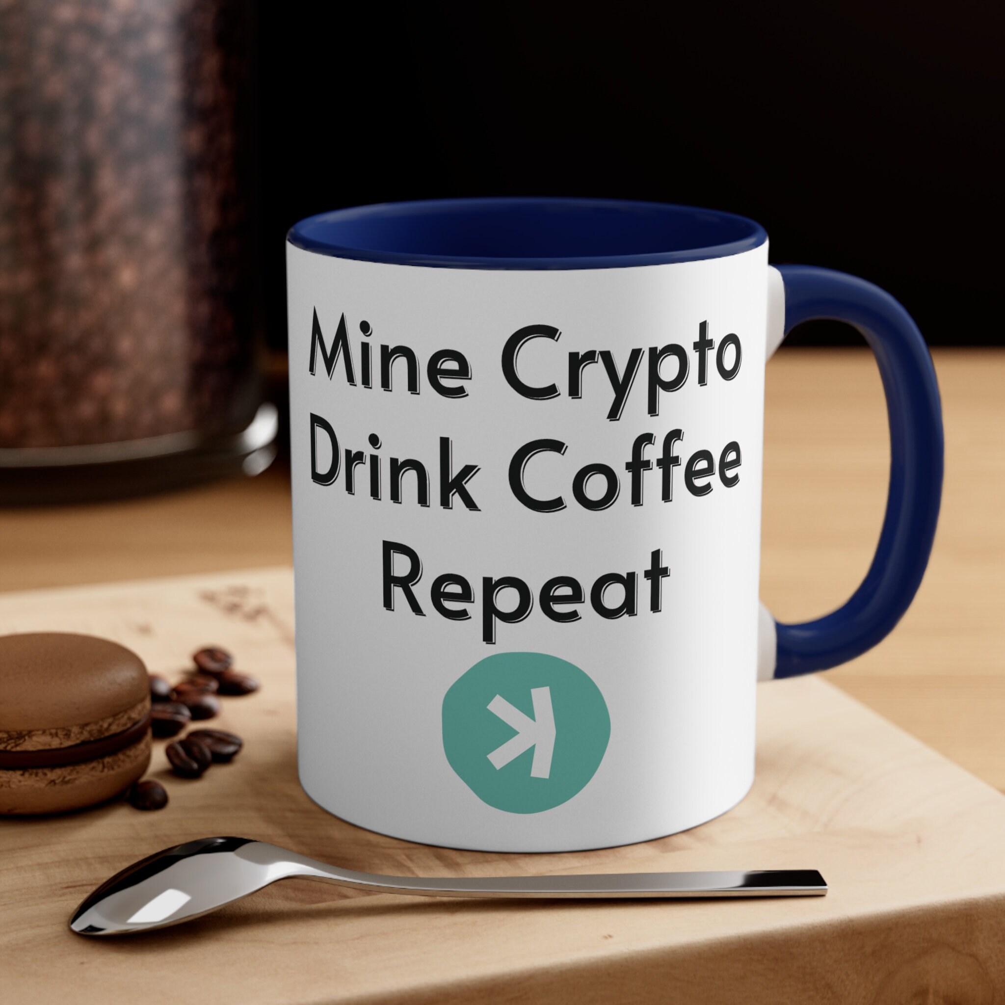 Mine Crypto, Drink Coffee, Repeat - KAS, Tasse à café décorative KASPA, 11  oz - Etsy France