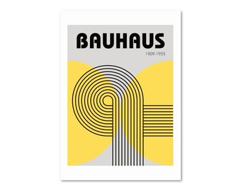 Bauhaus Poster | Modernist Print | Wall Art | Home Decor | German ...