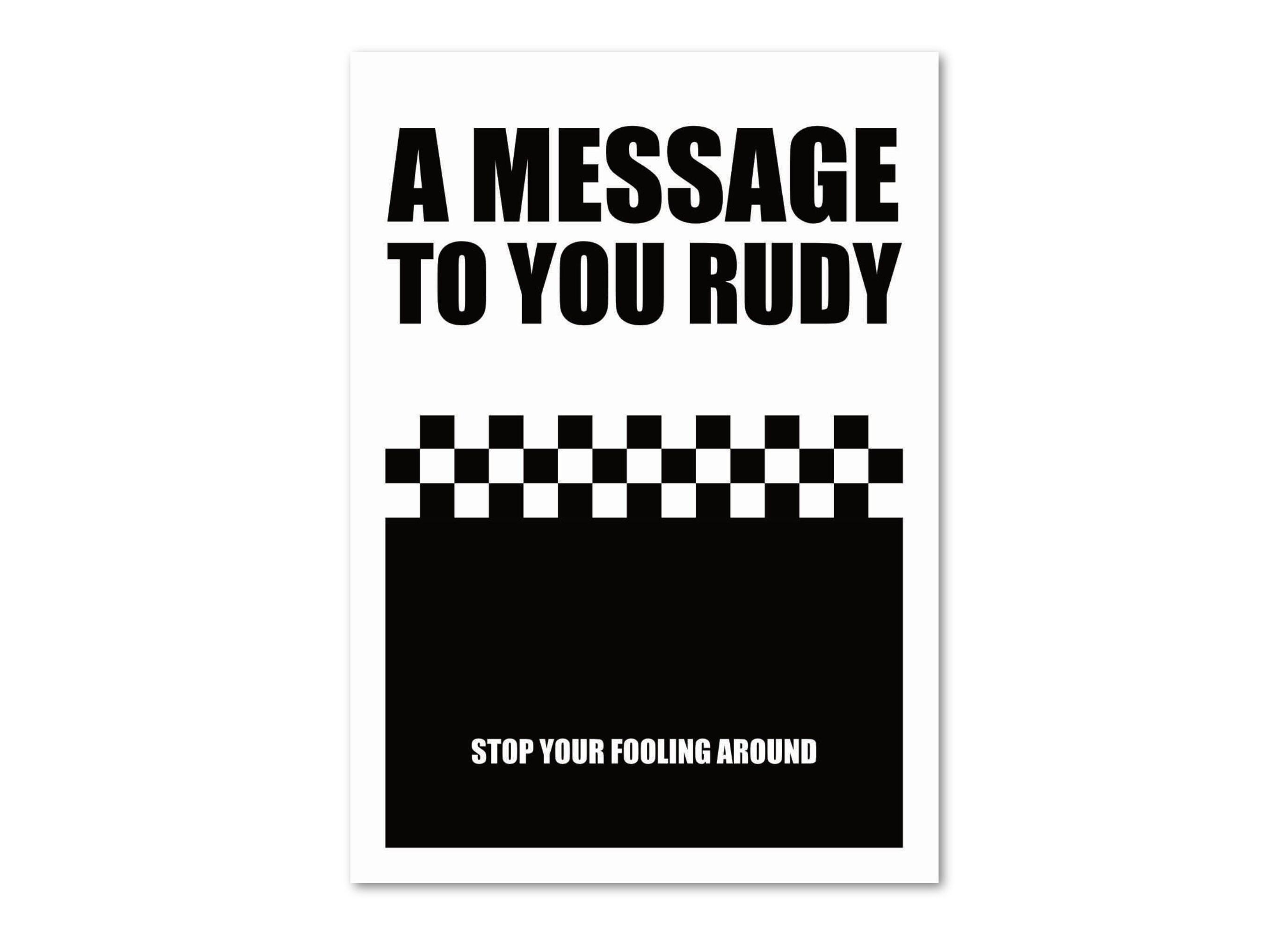 A Message to You Rudy - Maglietta da donna, bianco, S
