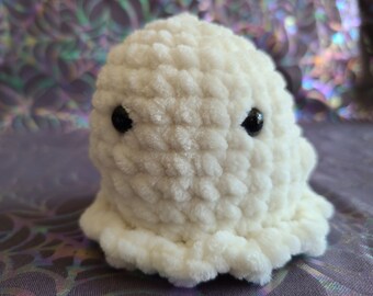 NO-SEW Crochet Halloween Pattern, EASY Low Sew Ghost Halloween, Mini ...