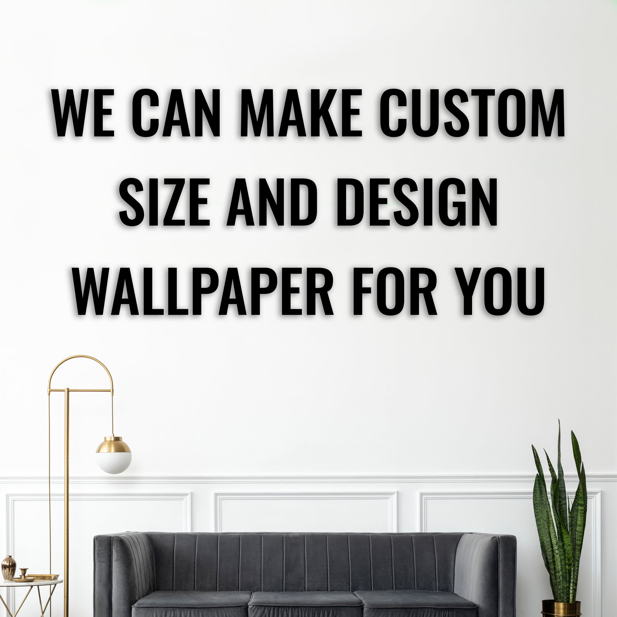 Custom Wallpaper Mural: Peel and Stick, Jute Textured, Removable