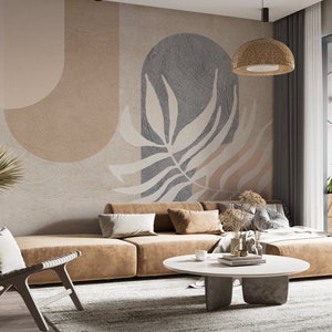 Carta da parati con motivi Boho - Murale con motivi geometrici Bohomein - Carta da parati con motivi geometrici Boho Flower Peel and Stick - Carta da parati rimovibile