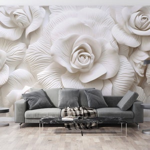 Roses Petals Love Flowers 3D Full Wall Mural Photo Wallpaper Printed Home  Decal