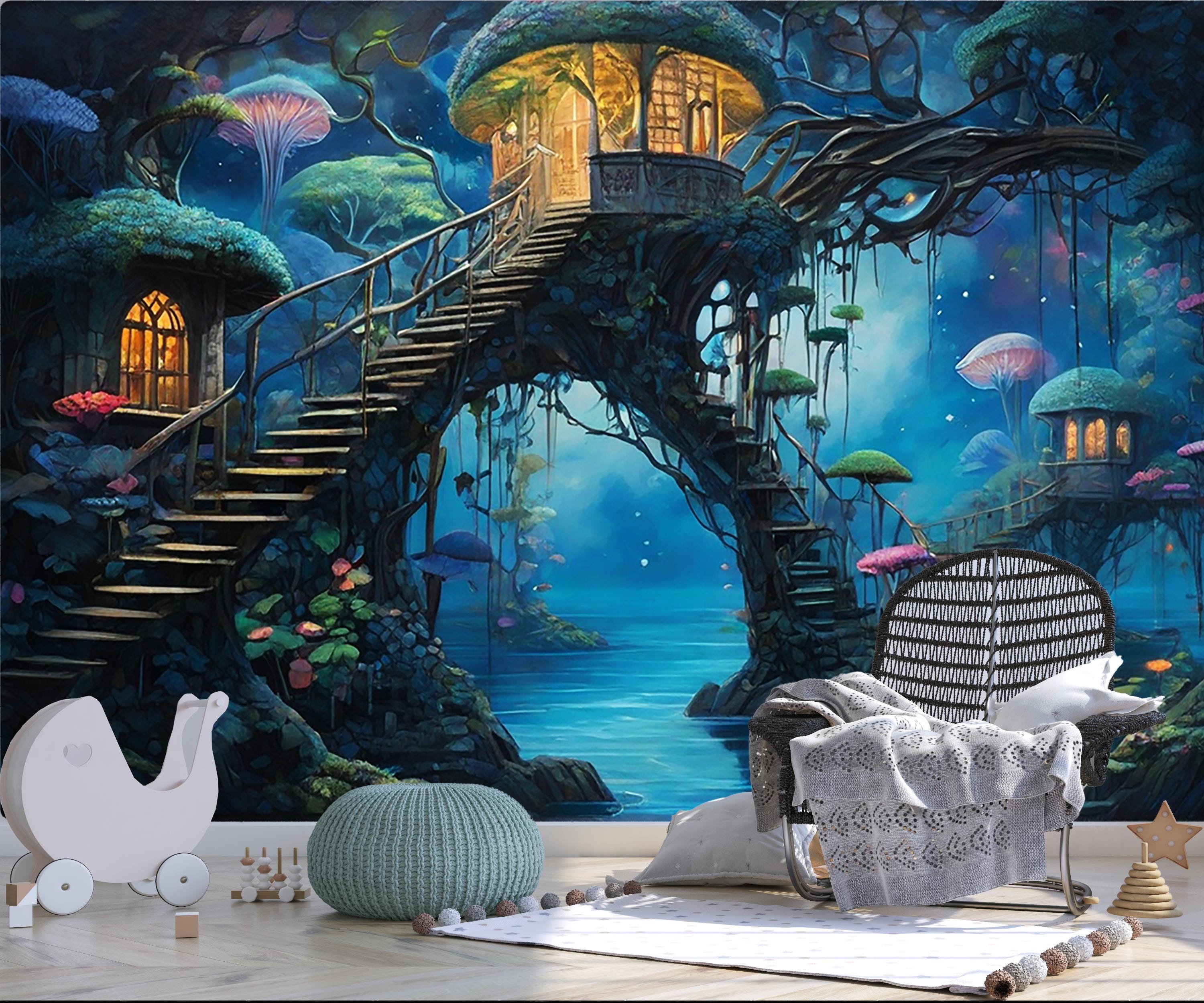 Holden Storybook Wald-Tapete - Verspielte Tiermotive Für Kinderzimmer