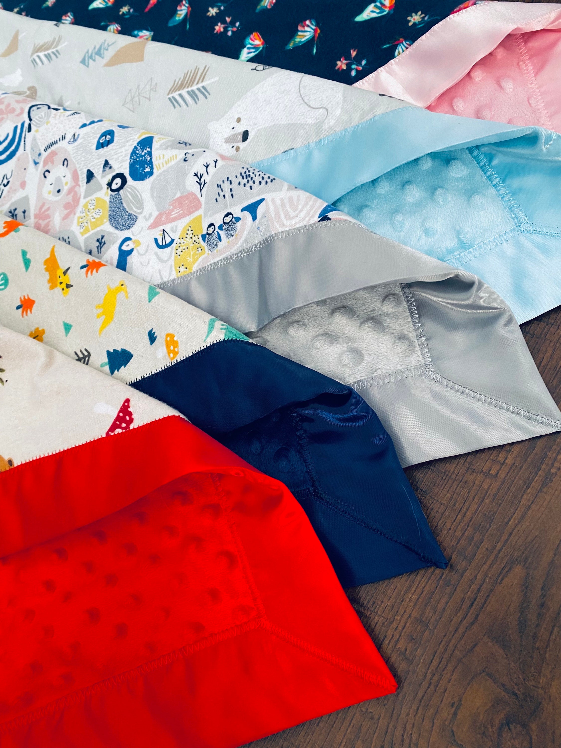 Silk lined baby blanket clearance