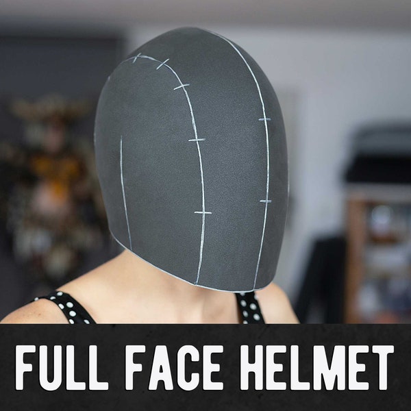 Full Face Helmet Pattern - Digital Download | PDF