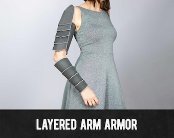 Layered Arm Armor Pattern - Digital Download | PDF
