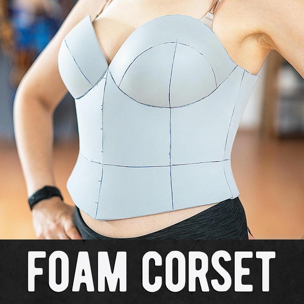 Corset Foam Pattern - Digital Download | PDF