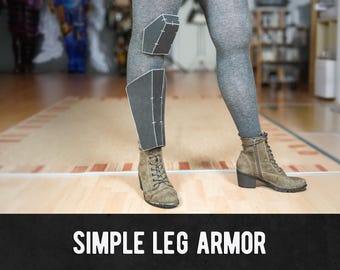 Simple Leg Armor Pattern - Digital Download | PDF