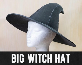 Big Witch Hat Pattern - Digital Download | PDF